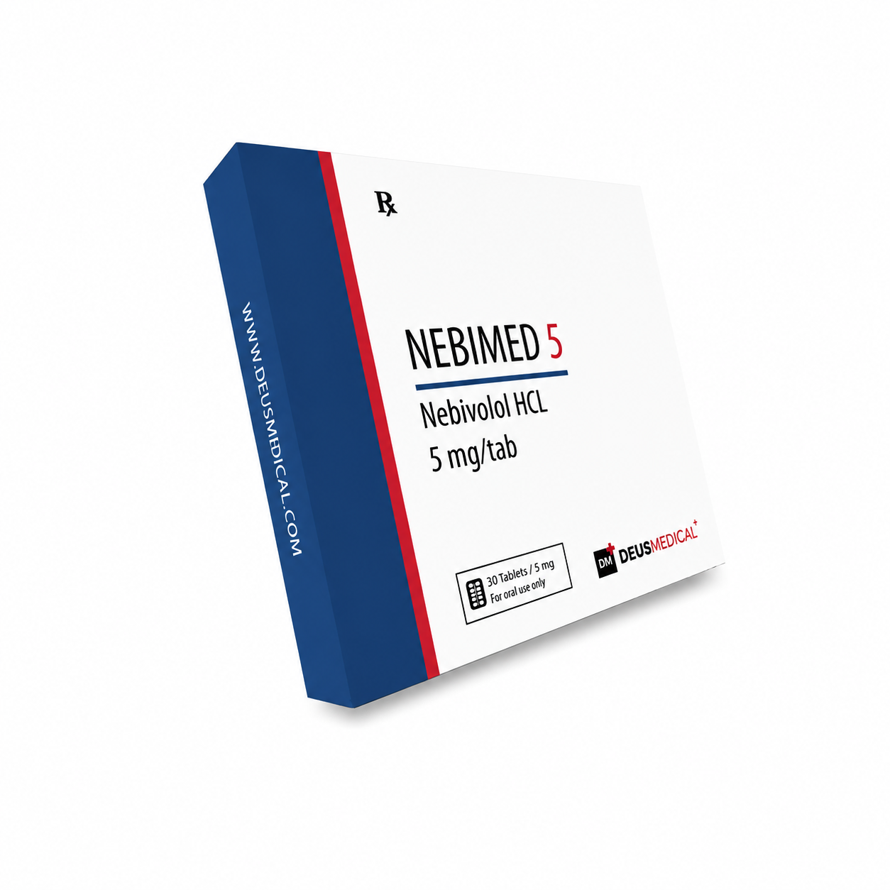 ChatGPT Image Aug 13, 2026, 01_59_52 PM DEUS MEDICAL – NEBIMED 5 (Nebivolol) 5mg / 50 tabs - Image 1