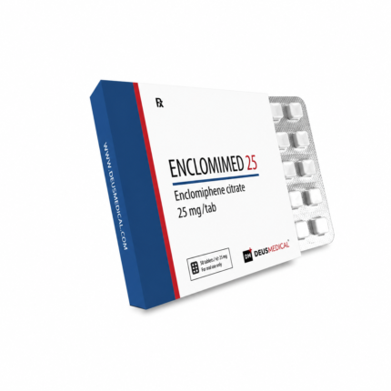 DEUS MEDICAL – ENCLOMIMED 25 (Enclomiphene Citrate) 25mg / 50 tabs