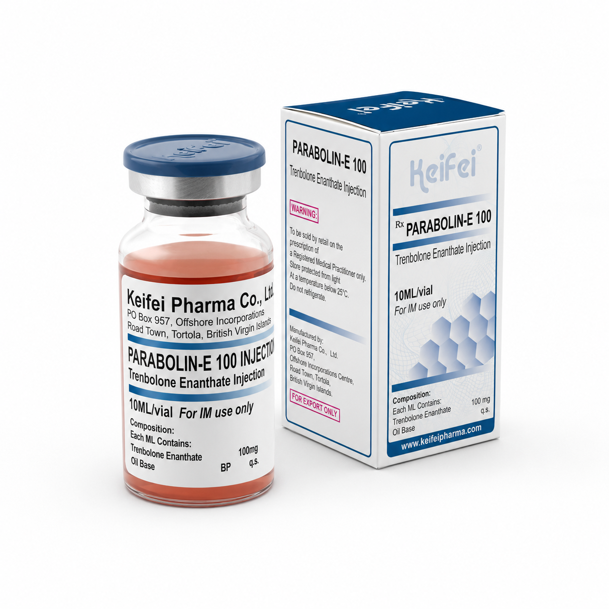 ChatGPT Image Aug 17, 2026, 02_32_22 PM KEIFEI PHARMA – PARABOLIN E100 (TRENBOLONE ENANTHATE, TREN E) 100mg/10m - Image 1