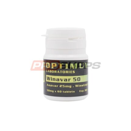 OPTIMUM BIOTECH – WINWAR 50 (ANAVAR 25mg + WINSTROL 25mg) 50mg / 60 tabs