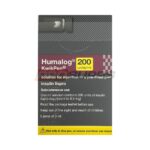 HUMALOG INSULIN PEN – LILLY, 3ml, 200 iu/ml (UK PHARMACY) 1 PEN