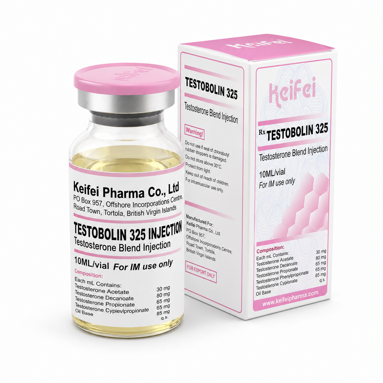 b5e2946c-ef04-432e-b21b-10afeafb51e6 KEIFEI PHARMA – TESTOSTERONE MIX 325mg/10ml (Testobolin 325), TEST MIX - Image 1