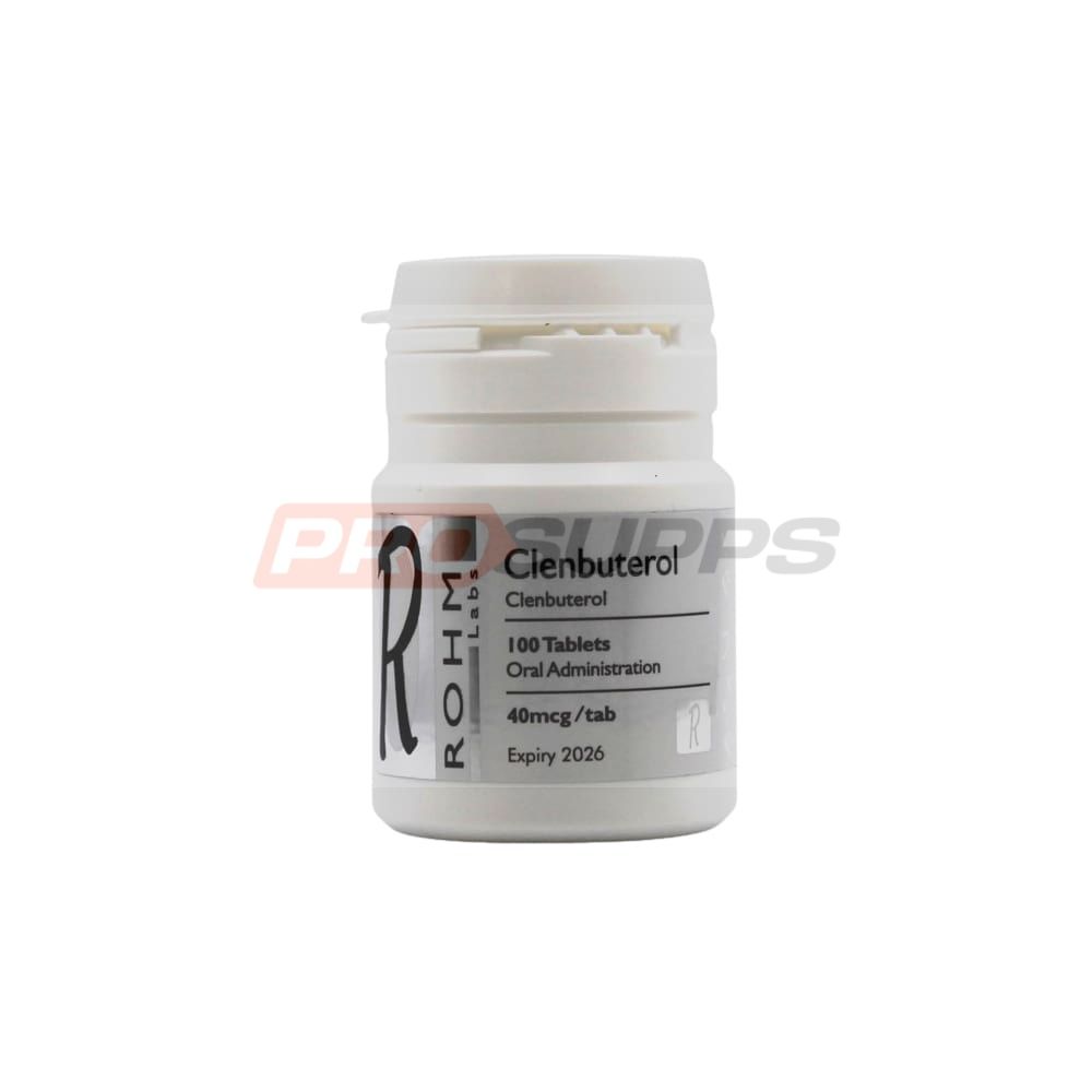 rohm-clenbuterol R.O.H.M (ROHM) – CLENBUTEROL (CLEN) 40mcg/100tabs - Image 1